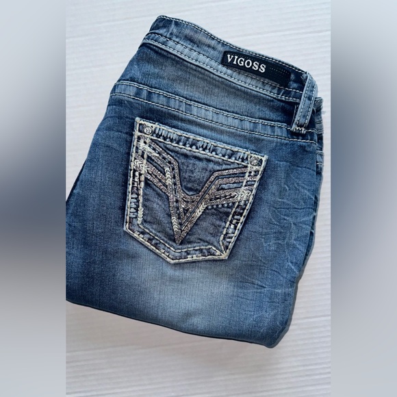 Jeans Femme Vigoss Dublin Super Skinny - Taille W25 L31, Délavage Moyen, Occasion Très Bon état